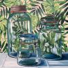 Mama's Canning Jars, Oil on Canvas, 24x24
