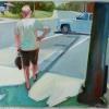 "Crosswalk", 36x48",Oil on Canvas,2009 