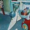 "Self Portrait with Aiden's Toys" 36x48", Oil on Canvas, 2016