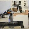 "Above 32nd" Mixed Media, 2004 