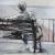 "One-sided Conversation" by Jason McCann, 21x23" Mixed Media on paper