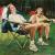 Campsite by Dennis McCann 28x30 Pastel
